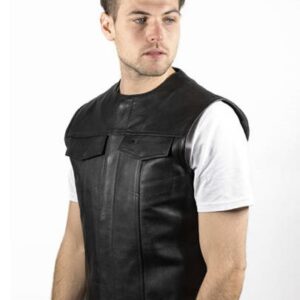 Sons of Anarchy Biker Waistcoat Leather