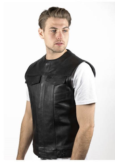 Sons of Anarchy Biker Waistcoat Leather